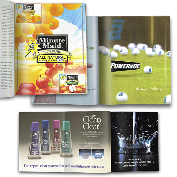  Promo materials: Various magazine ads 