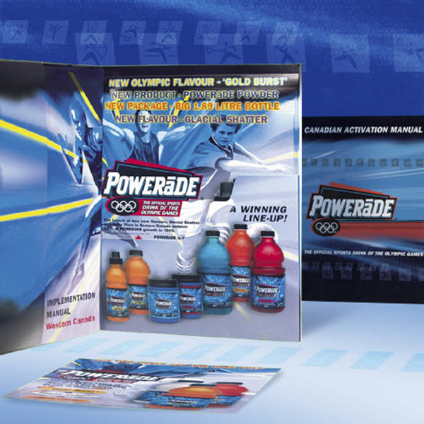  Promo material: Powerade product launch kit 