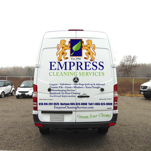  Other designs: Vehicle wrap - Empress back doors 