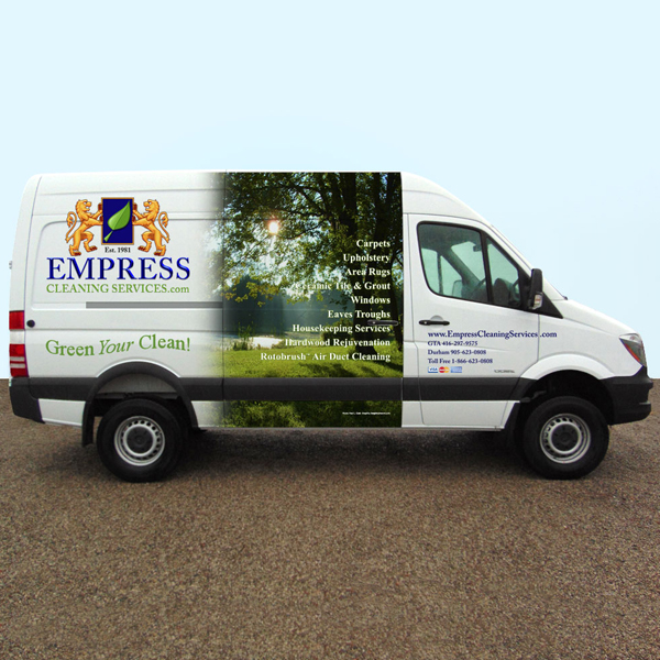 Other designs: Vehicle wrap - Empress side