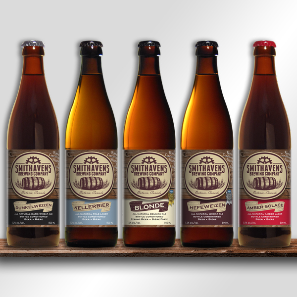 Package design: Smithavens Brewing company