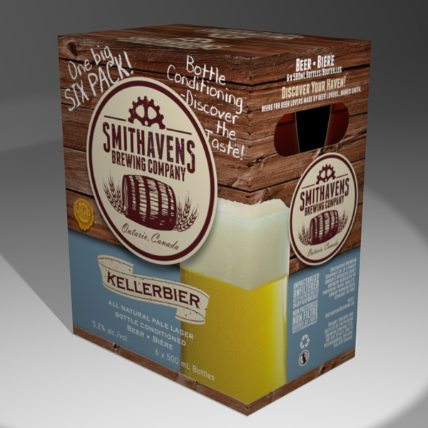 Package design: Smithavens Brewing company