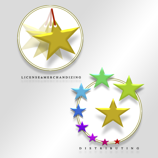 Logo design: First star License & Merchandizing and Distributing 